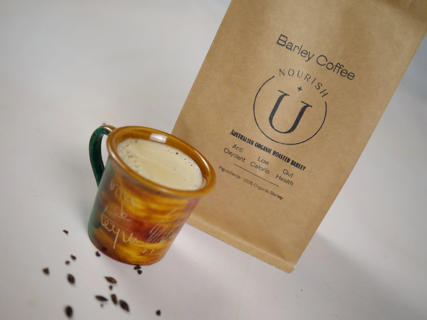 Barley Bag With Creamy Cup